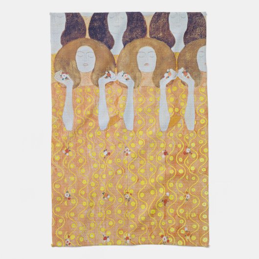 Beethoven Frieze (detail), Gustav Klimt Theedoek (Verticaal)