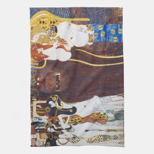 Beethoven Frieze (detail), Gustav Klimt Theedoek (Verticaal)