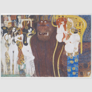 Beethoven Frieze (detail), Gustav Klimt Tissuepapier