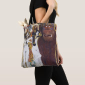 Beethoven Frieze (detail), Gustav Klimt Tote Bag (Dichtbij)