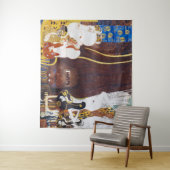 Beethoven Frieze (detail), Gustav Klimt Wandkleed (In situ)