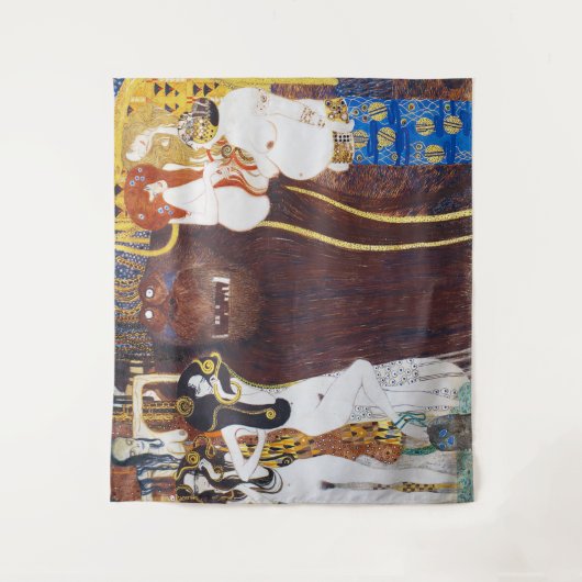 Beethoven Frieze (detail), Gustav Klimt Wandkleed (Voorkant)