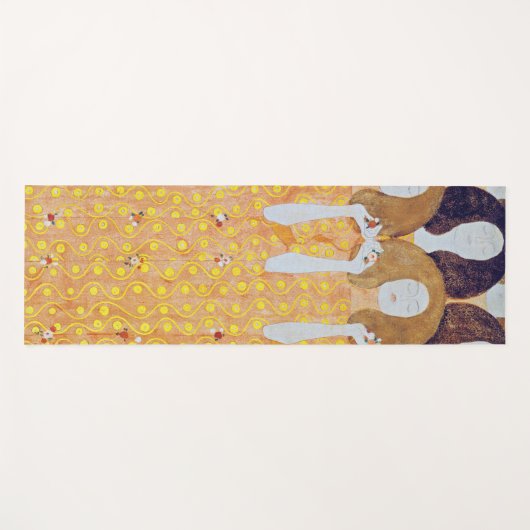 Beethoven Frieze (detail), Gustav Klimt Yogamat (Voorkant (horizontaal))