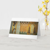 Beethoven Frieze: Het verlangen naar geluk Kaart (Gele Bloem)