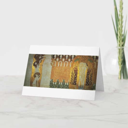 Beethoven Frieze: Het verlangen naar geluk Kaart (Voorkant)