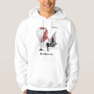 BEEThoven Funny Hoodie door Rick London