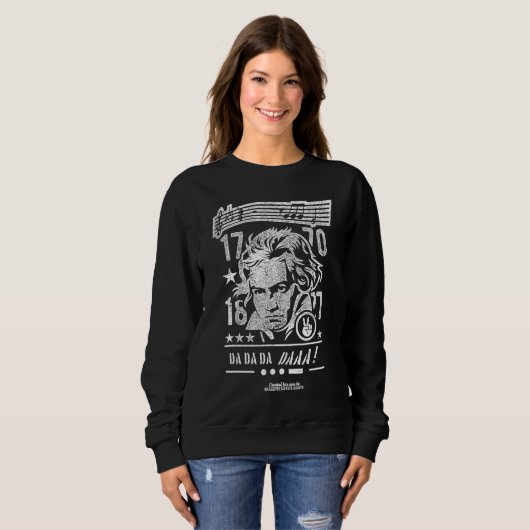 Beethoven German Composer Ludwig Van Beethoven Trui (Voorkant volledig)