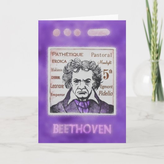 BEETHOVEN groetenkaart Kaart (Voorkant)