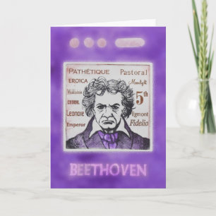 BEETHOVEN groetenkaart Kaart