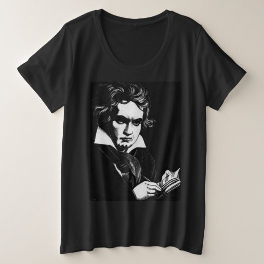 BEETHOVEN GROTE MAAT T-SHIRT (Design voorkant)