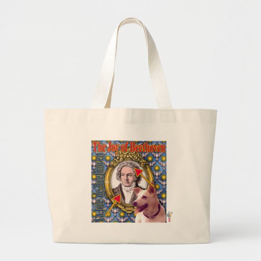 BEETHOVEN GROTE TOTE BAG (Voorkant)