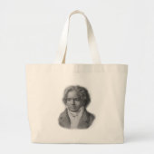 Beethoven Grote Tote Bag (Voorkant)