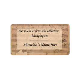 Beethoven Hammerklavier Sonata Manuscript Label