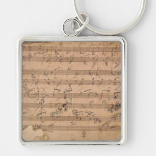 Beethoven Hammerklavier Sonata Music Manuscript Sleutelhanger