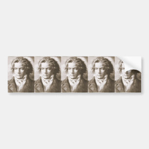 Beethoven in Sepia Bumpersticker
