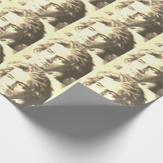 Beethoven in Sepia Cadeaupapier (Hoek)