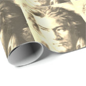 Beethoven in Sepia Cadeaupapier (Rol Hoek)