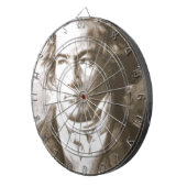 Beethoven in Sepia Dartbord (Voorkant Rechts)