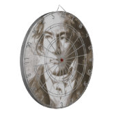 Beethoven in Sepia Dartbord (Voorkant Links)