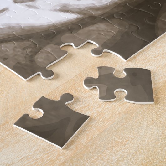 Beethoven in Sepia Legpuzzel (Zijkant)