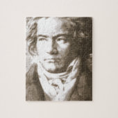 Beethoven in Sepia Legpuzzel (Verticaal)