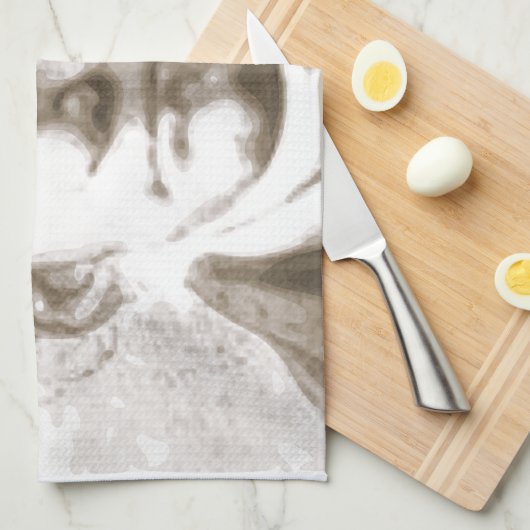 Beethoven in Sepia Theedoek (Quarter Fold)