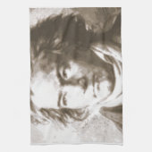 Beethoven in Sepia Theedoek (Verticaal)