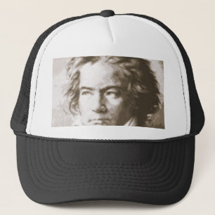 Beethoven in Sepia Trucker Hat Trucker Pet