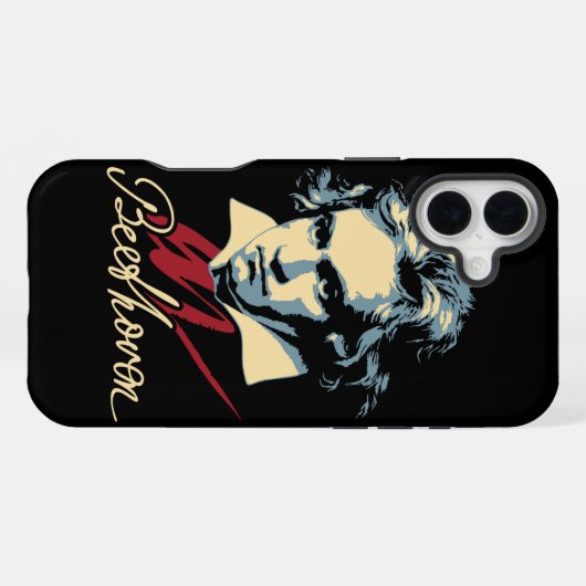 Beethoven iPhone Hoesje (Achterkant horizontaal)