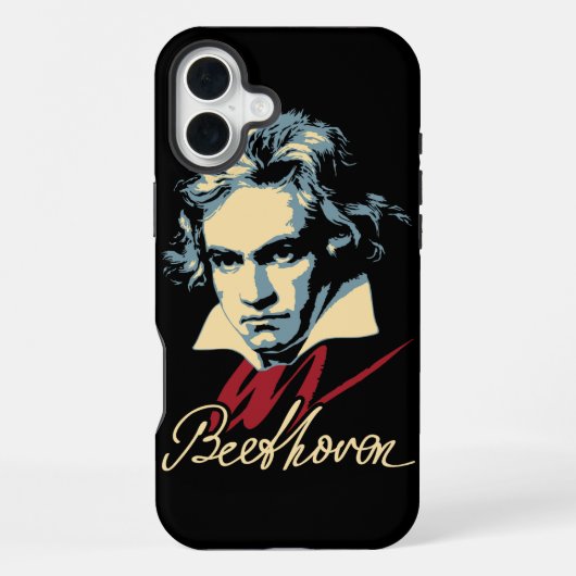 Beethoven iPhone Hoesje (Achterkant)