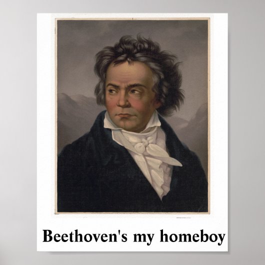 Beethoven is mijn Poster van de huisjongen (Voorkant)