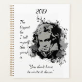 Beethoven Klassieke muziekcomponist Song Writer Planner (Voorkant)