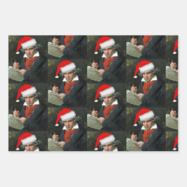 Beethoven Mahler Tchaikovsky klassieke kerst Inpakpapier Vel