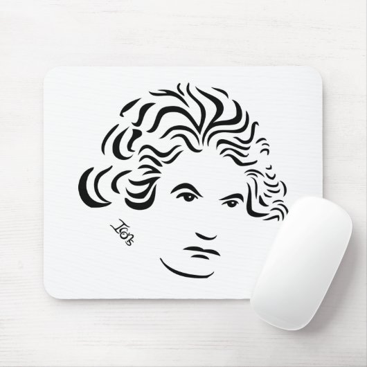 Beethoven Mousepad Muismat (Met muis)