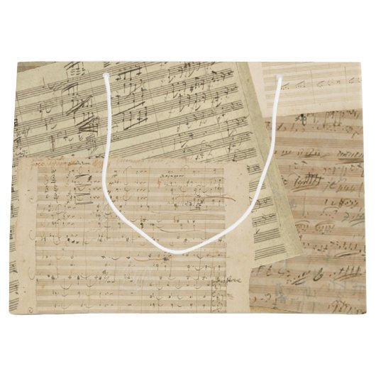 Beethoven Music Manuscript Medley Groot Cadeauzakje (Voorkant)
