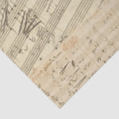 Beethoven Music Manuscript Medley Tissuepapier (Detail)