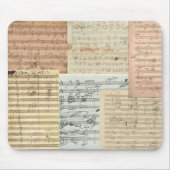 Beethoven Music Manuscripts Muismat (Voorkant)