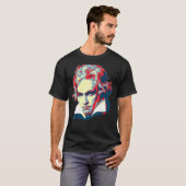 Beethoven Pop Art T-shirt (Voorkant volledig)