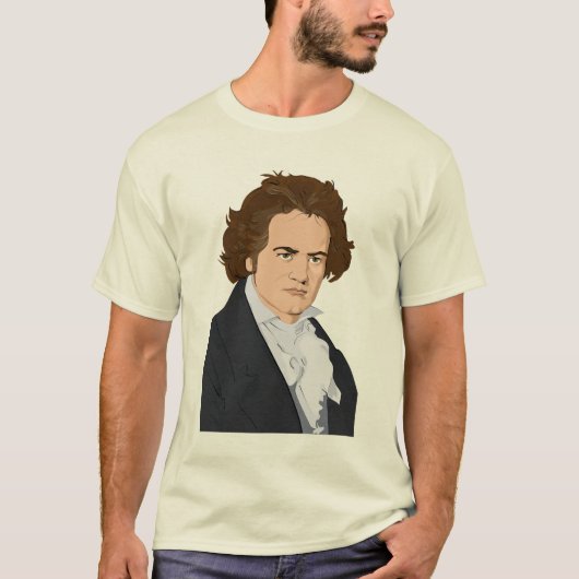 Beethoven pop T-shirt (Voorkant)