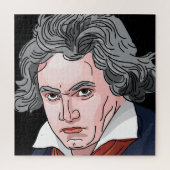 Beethoven Portrait Illustratie Legpuzzel (Verticaal)