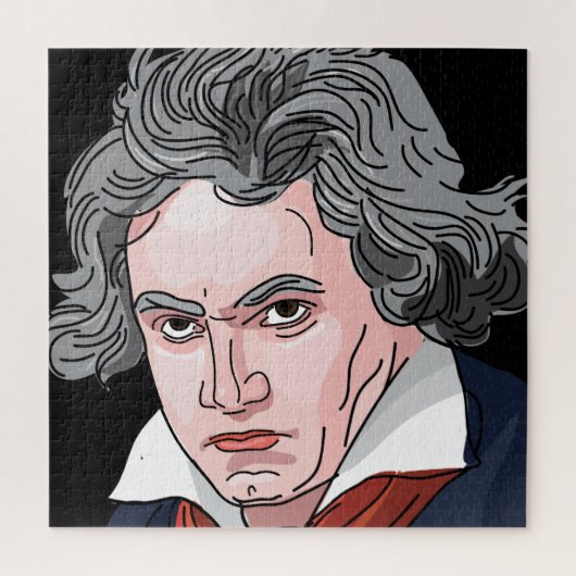 Beethoven Portrait Illustratie Legpuzzel (Verticaal)