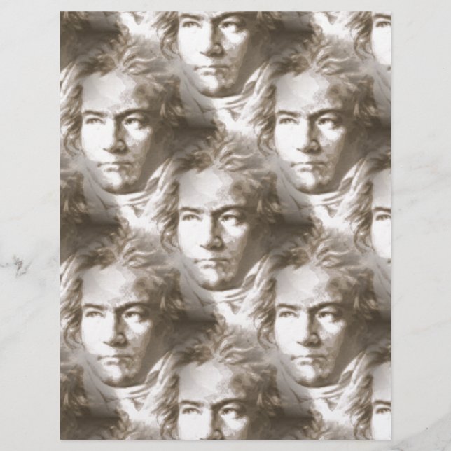 Beethoven Portrait Pattern (Voorkant)