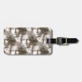 Beethoven Portrait Pattern Bagagelabel (Voorkant horizontaal)