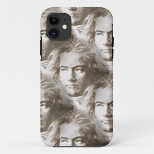 Beethoven Portrait Pattern iPhone 11 Hoesje