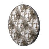 Beethoven Portrait Pattern Dartbord (Voorkant Rechts)