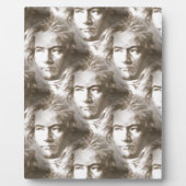 Beethoven Portrait Pattern Fotoplaat (Voorkant)