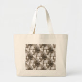 Beethoven Portrait Pattern Grote Tote Bag (Voorkant)