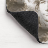 Beethoven Portrait Pattern Muismat (Hoek)