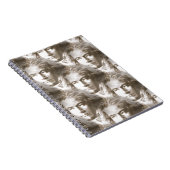 Beethoven Portrait Pattern Notitieboek (Rechterzijde)