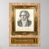 Beethoven Portrait Poster (Voorkant)